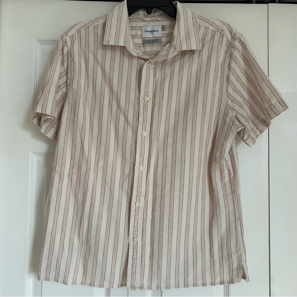 100% Cotton Men’s Short Sleeve Button Down